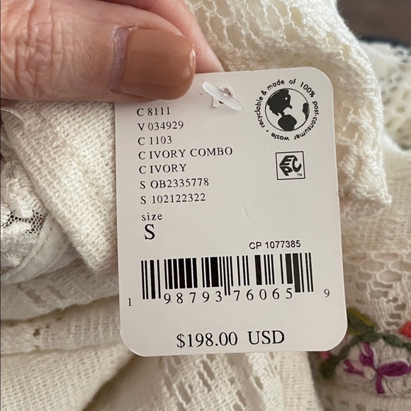 Free People Garden Grace Top- SM - Picture 6 of 6